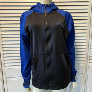 Men's Sport-Tek Hoodie Size S Black and Blue Full Zip Jacket